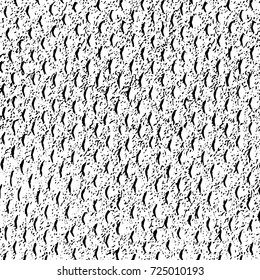 Black and white grunge. Vector monochrome abstract texture. Stains, splashes, scratches, chips, scuff the old surface. Vintage elements for design and print