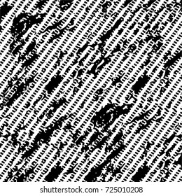 Black and white grunge. Vector monochrome abstract texture. Stains, splashes, scratches, chips, scuff the old surface. Vintage elements for design and print