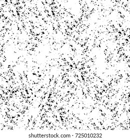 Black and white grunge. Vector monochrome abstract texture. Stains, splashes, scratches, chips, scuff the old surface. Vintage elements for design and print