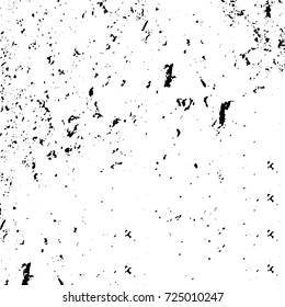 Black and white grunge. Vector monochrome abstract texture. Stains, splashes, scratches, chips, scuff the old surface. Vintage elements for design and print