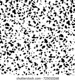 Black and white grunge. Vector monochrome abstract texture. Stains, splashes, scratches, chips, scuff the old surface. Vintage elements for design and print