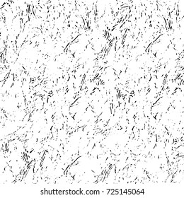Black and white grunge. Vector monochrome abstract texture. Stains, splashes, scratches, chips, scuff the old surface. Vintage elements for design and print