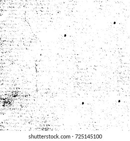 Black and white grunge. Vector monochrome abstract texture. Stains, splashes, scratches, chips, scuff the old surface. Vintage elements for design and print