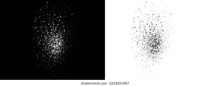 Fondo de sangre de mancha de Vector grunge blanco y negro