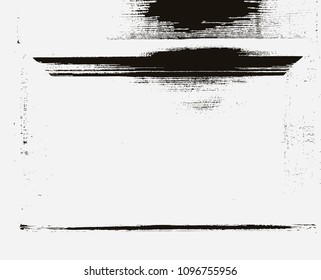 Black and white grunge, vector texture. Abstract background. Effect of grain and noise. Template for design, retro style.