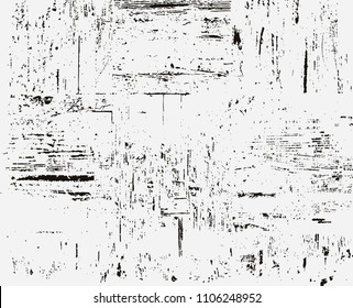 Black and white grunge, vector texture. Abstract background. Effect of grain and noise. Template for design, retro style.
