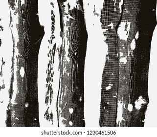 Black and white grunge, vector texture. Abstract background. Effect of grain and noise. Template for design, retro style.