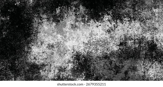 Black and white grunge wall texture with distressed abstract surface