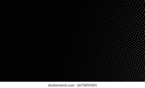 Black and White Halftone Abstract Background Modern Graphic Design Pattern Gradient Minimal Texture