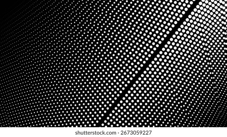 Preto e branco meio-tom abstrato fundo moderno design gráfico padrão gradiente textura mínima