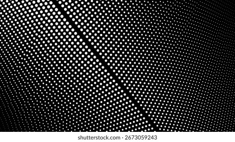 Black and White Halftone Abstract Background Modern Graphic Design Pattern Gradient Minimal Texture