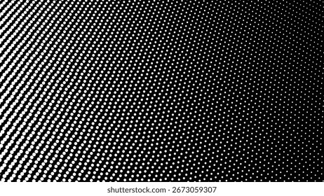 Black and White Halftone Abstract Background Modern Graphic Design Pattern Gradient Minimal Texture