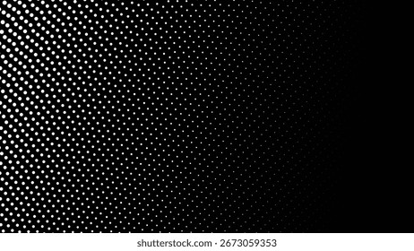 Fondo Abstractas de semitono blanco y negro Patrón de Diseño gráfico moderno Gradiente Textura mínima