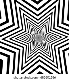 Op Art Known Optical Art Style Stock Vector (Royalty Free) 123448645 ...