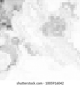 Black and white halftone. Abstract pattern monochrome vector. The texture of the spots of ink print and design