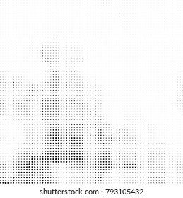 Black and white halftone. Abstract pattern monochrome vector. The texture of the spots of ink print and design