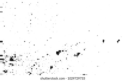Black and white halftone. Abstract texture of dots