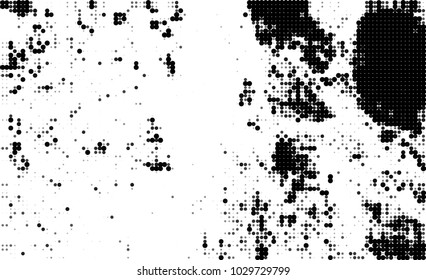 Black and white halftone. Abstract texture of dots