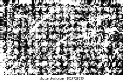 Black and white halftone. Abstract texture of dots