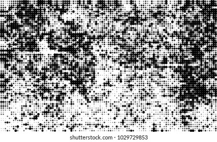 Black and white halftone. Abstract texture of dots