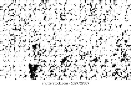 Black and white halftone. Abstract texture of dots