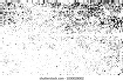 Black and white halftone. Abstract texture of dots