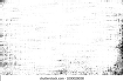 Black and white halftone. Abstract texture of dots