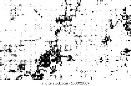 Black and white halftone. Abstract texture of dots
