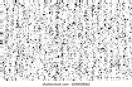Black and white halftone. Abstract texture of dots