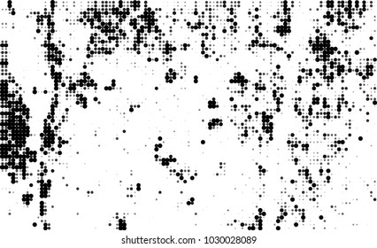 Black and white halftone. Abstract texture of dots
