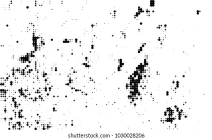Black and white halftone. Abstract texture of dots