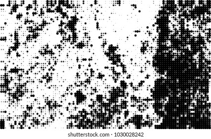 Black and white halftone. Abstract texture of dots