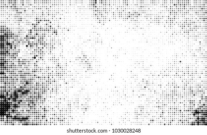 Black and white halftone. Abstract texture of dots