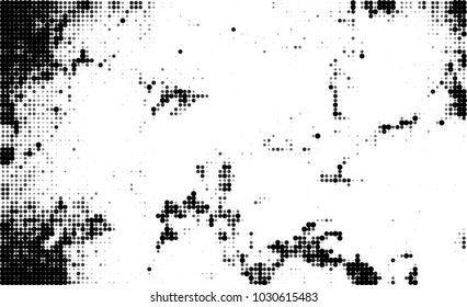 Black and white halftone. Abstract texture of dots