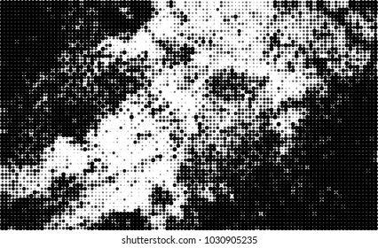 Black and white halftone. Abstract texture of dots