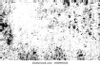 Black and white halftone. Abstract texture of dots