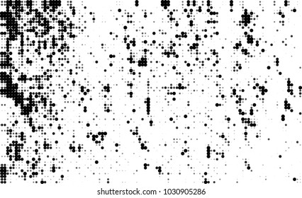 Black and white halftone. Abstract texture of dots