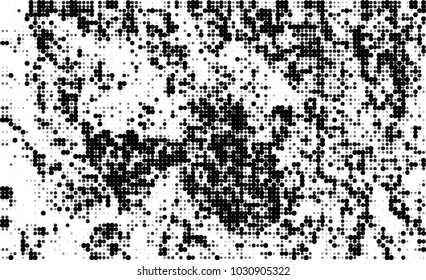 Black and white halftone. Abstract texture of dots