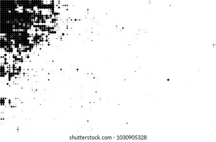 Black and white halftone. Abstract texture of dots