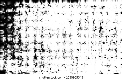 Black and white halftone. Abstract texture of dots