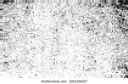 Black and white halftone. Abstract texture of dots