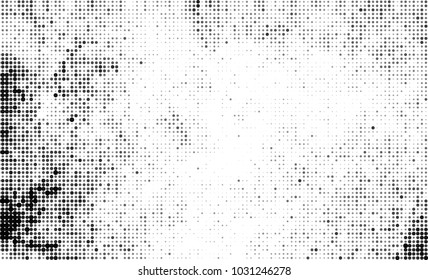 Black and white halftone. Abstract texture of dots