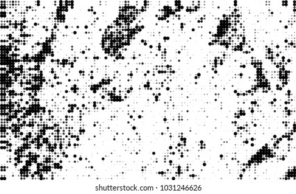 Black and white halftone. Abstract texture of dots
