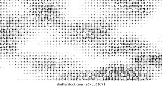 Medio tono blanco y negro. Textura Abstractas de puntos.eps 10