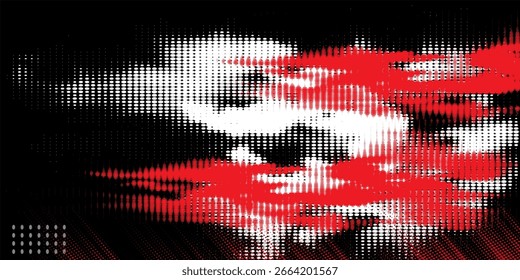 Medio tono blanco y negro. Patrón de Vector Abstractas de puntos. Fondo monocromo de las manchas, eps 10.