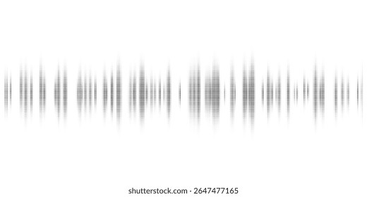 Fondo de semitono blanco y negro. Ilustración Abstractas de partículas redondas. Los puntos forman Imágenes sin forma.