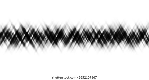 Black and white halftone background. Abstract illustration of round particles. The dots form shapeless images.