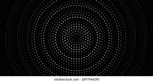 Fondo de color negro y blanco de semitono con fondo punteado Textura superpuesta de arte pop