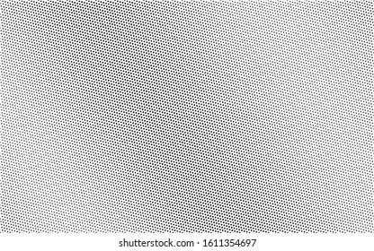 Black and white halftone background. Grey vector half tone. Retro comic effect overlay. Smooth dotted gradient. Dot pattern on transparent backdrop. Micro halftone texture for graphic design