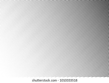 Black and White Halftone Background. Grunge Overlay. Gradient Modern Texture. Pop-art Pattern. Vector illustration
